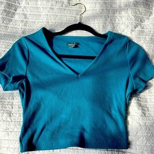 Wild Fable/medium/cotton and polyester/Blue/open back